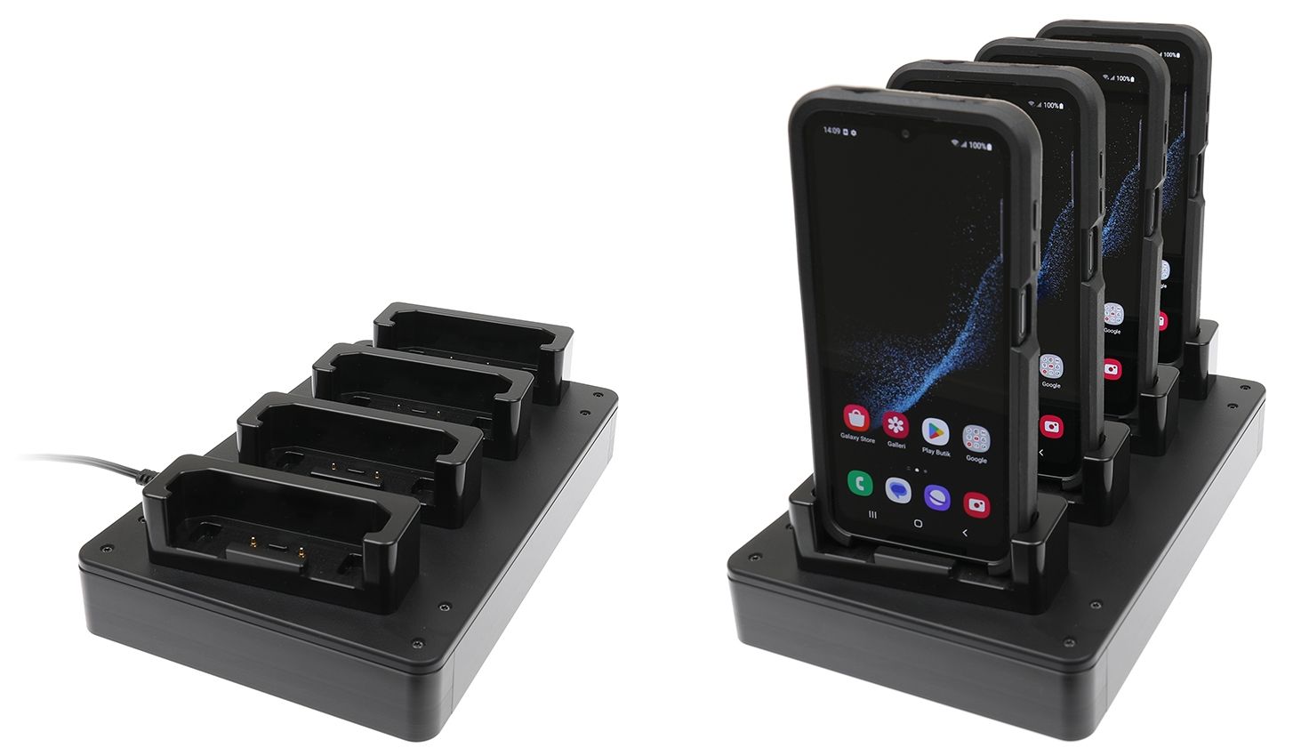 Brodit 4 pcs table multi charger- Xcover 6 Pro with uniVERSE