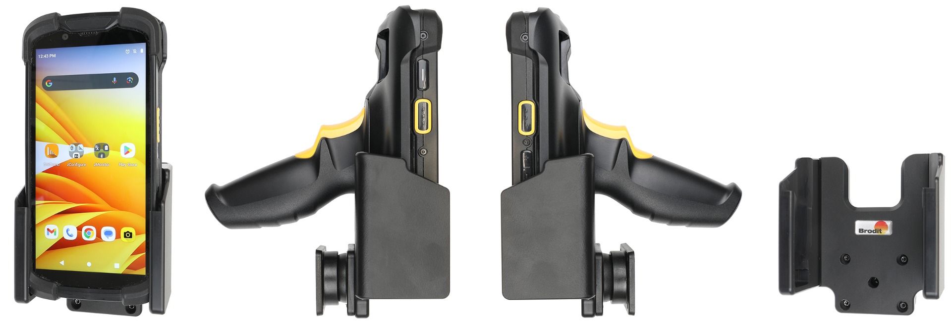 Brodit houder Zebra TC73/TC78 with pistolgrip TRG-NGTC7-ELEC