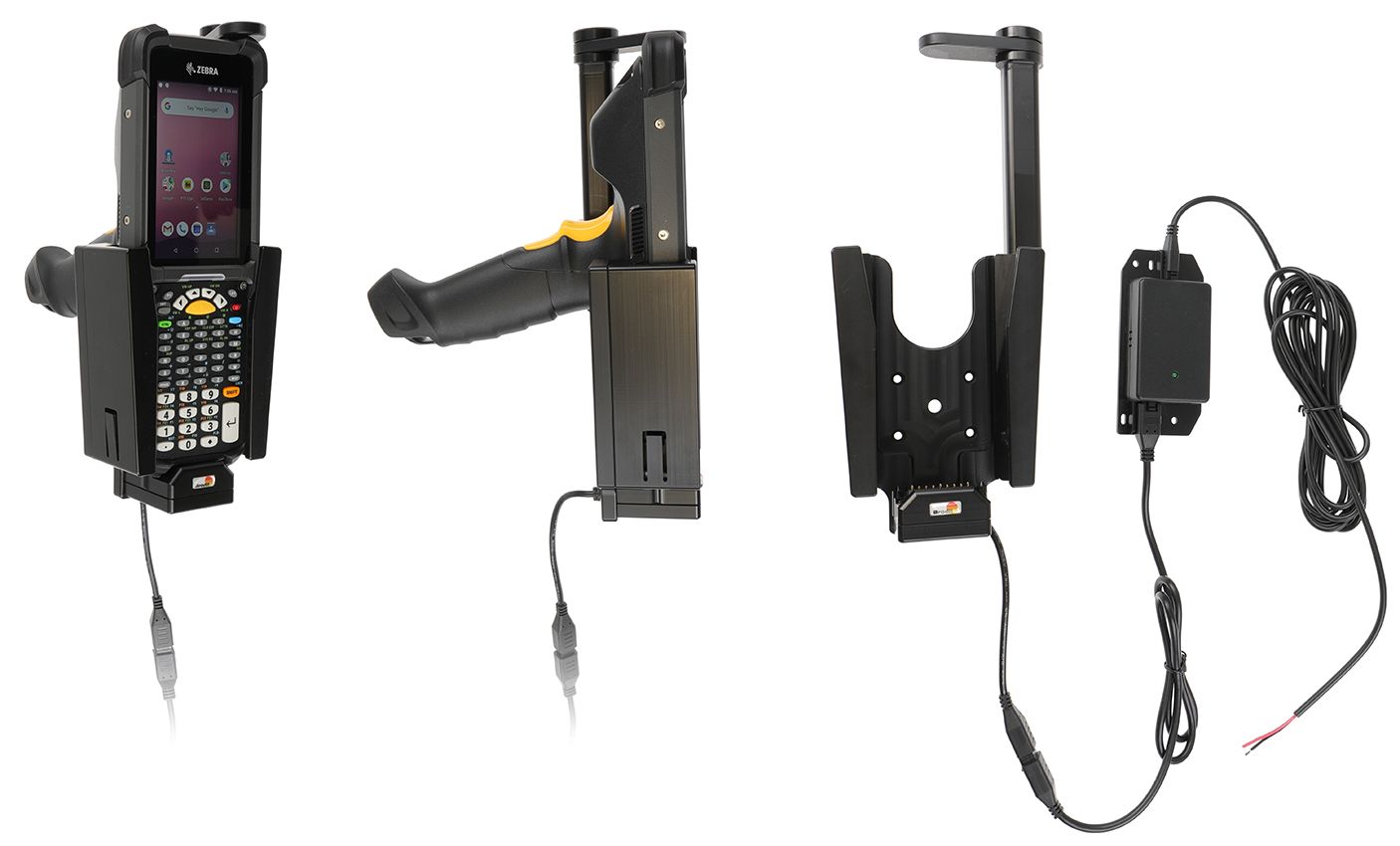 Brodit houder-lader Zebra MC9300/9400 Swiveling top- fixedl