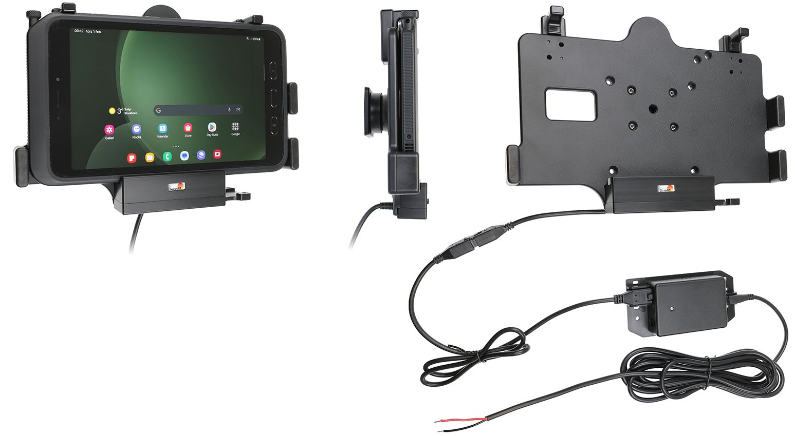 Brodit houder/lader Samsung Tab Active 3/5 PIN-fixed/ usbC