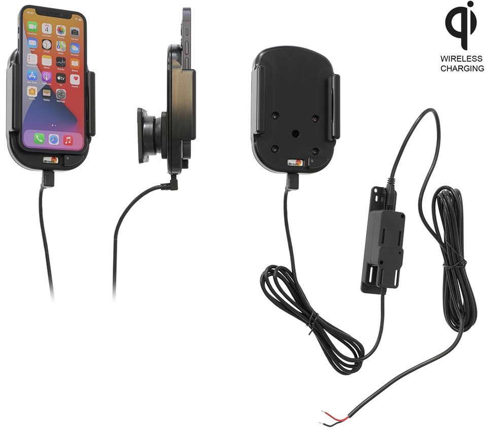 Brodit houder/lader Qi Apple iPhone 12 Mini fixed instal.