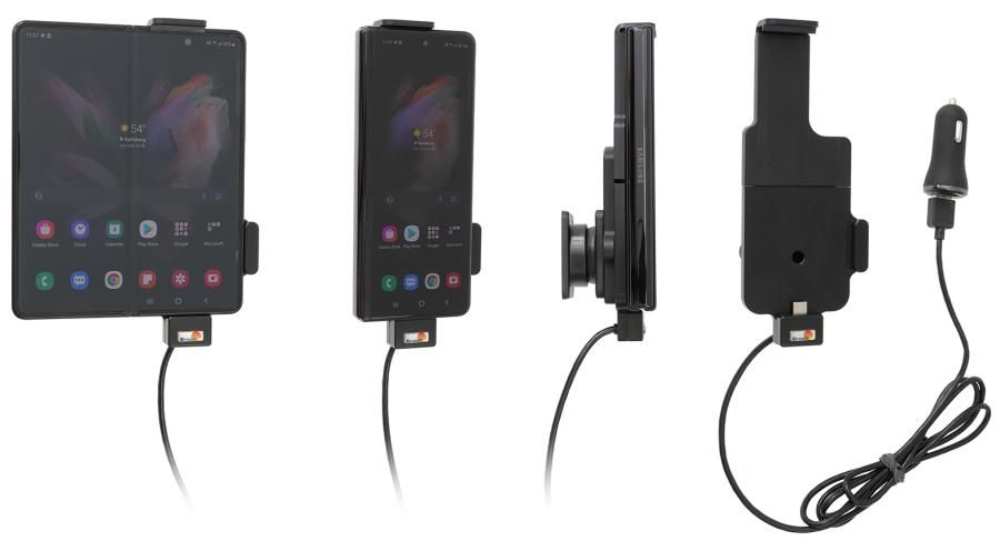 Brodit houder/lader Samsung Z Fold3 5G USB sig.open&folded
