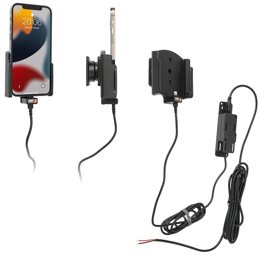 Brodit houder/lader Apple iPhone 13 -14 / Pro- fixed instal.