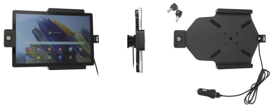 Brodit houder/lader Samsung Galaxy Tab A8 USB sig. plug LOCK