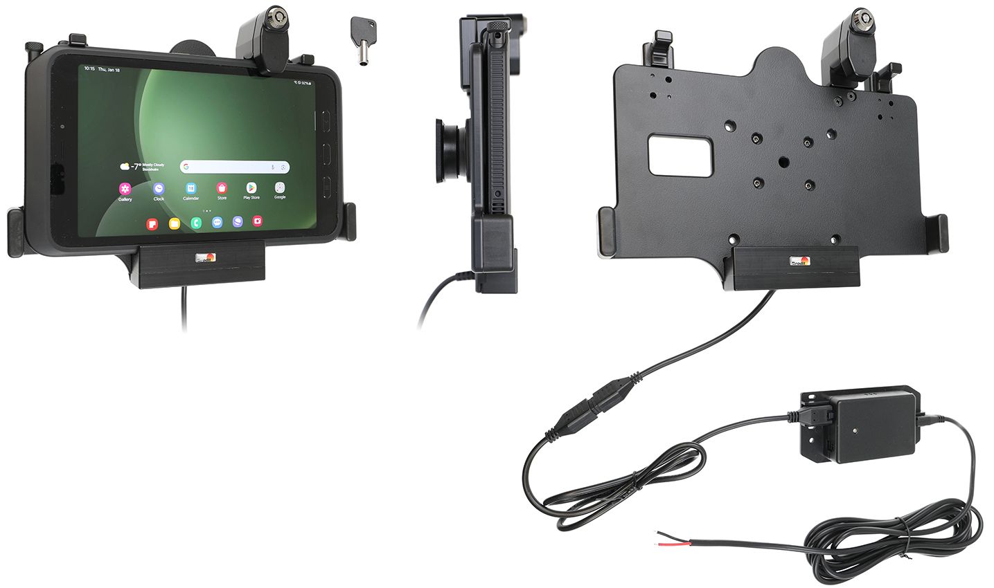 Brodit h/l Samsung Galaxy Tab Active 3/5 fixed LOCK-2 keys